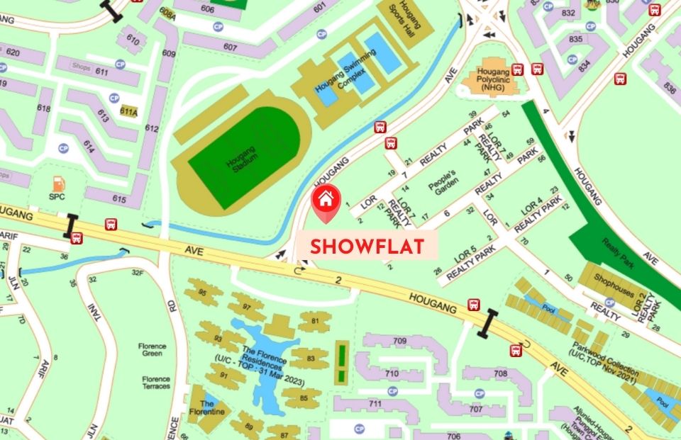 The Florence Residences Showflat Location