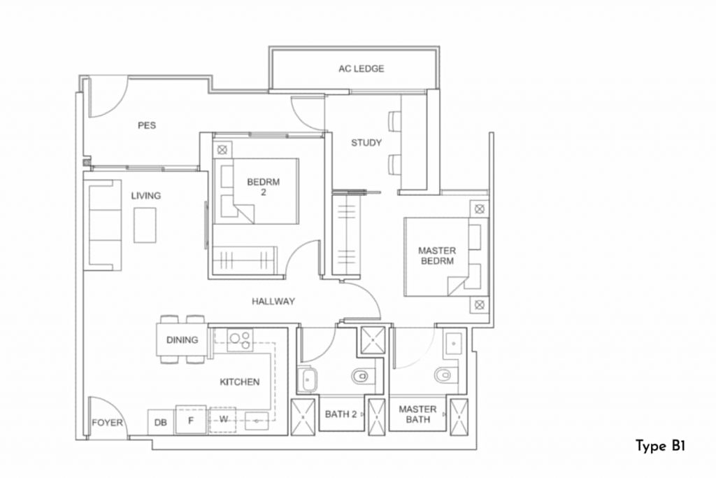 ParcCanberraFloorPlanB1 Showflat Info