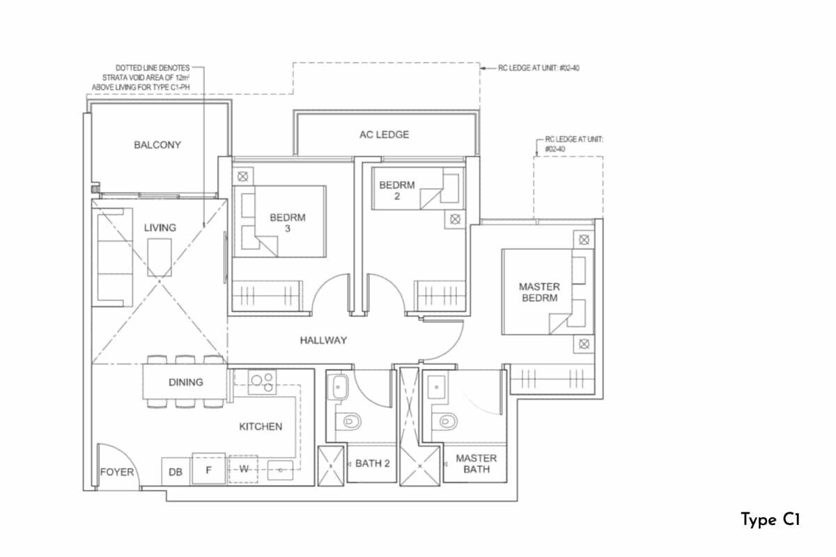 Parc Canberra Floor Plan C1