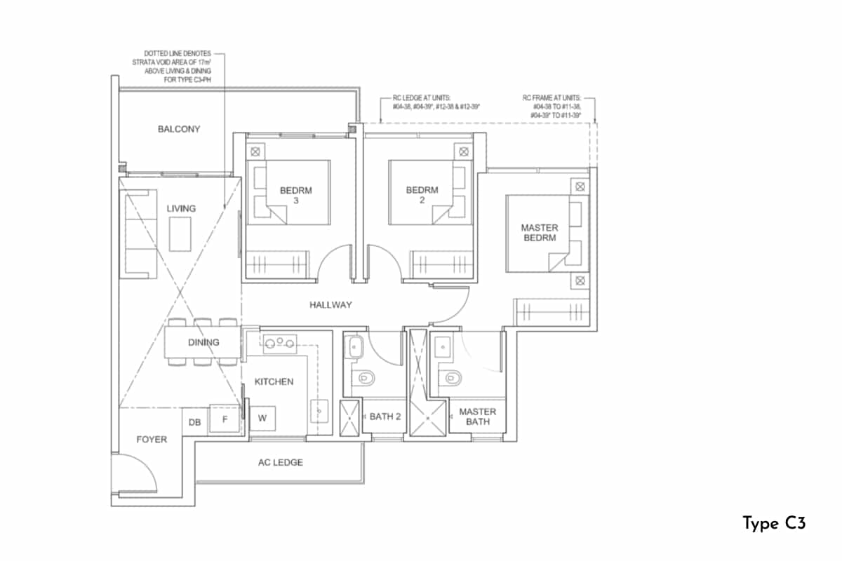 Parc Canberra Floor Plan C3