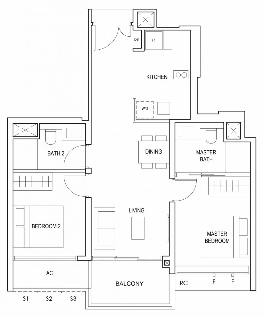 Penrose Floor Plan (2P)a