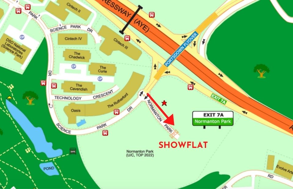 Normanton Park Showflat Location