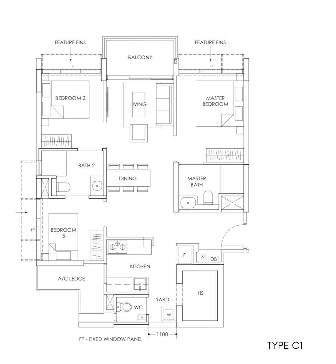 Provence Residence Floor Plan C1