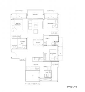 Provence Residence Floor Plan C2