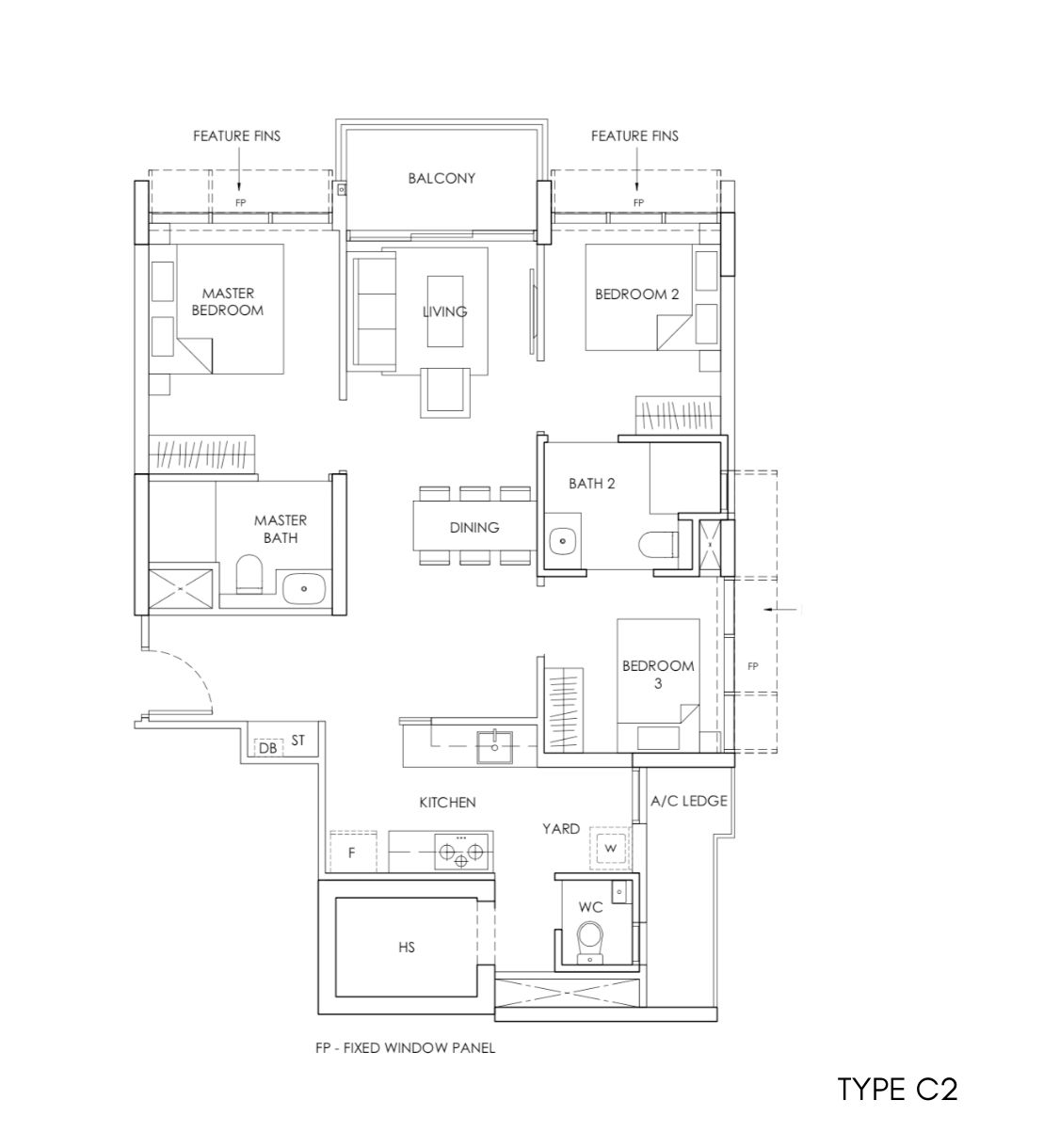 Provence Residence Floor Plan C2