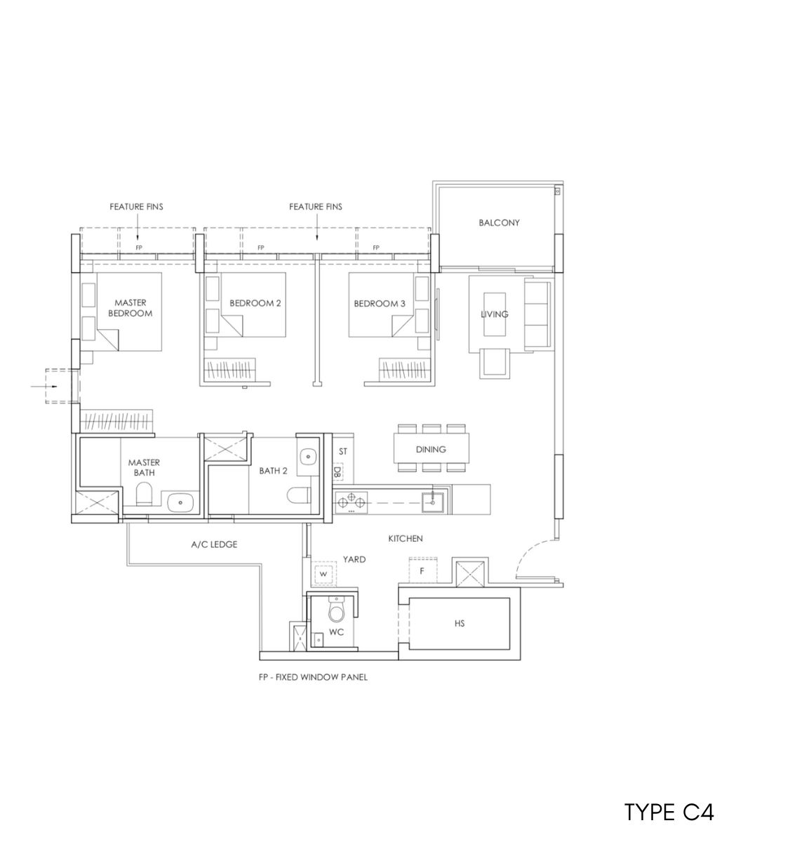 Provence Residence Floor Plan C4