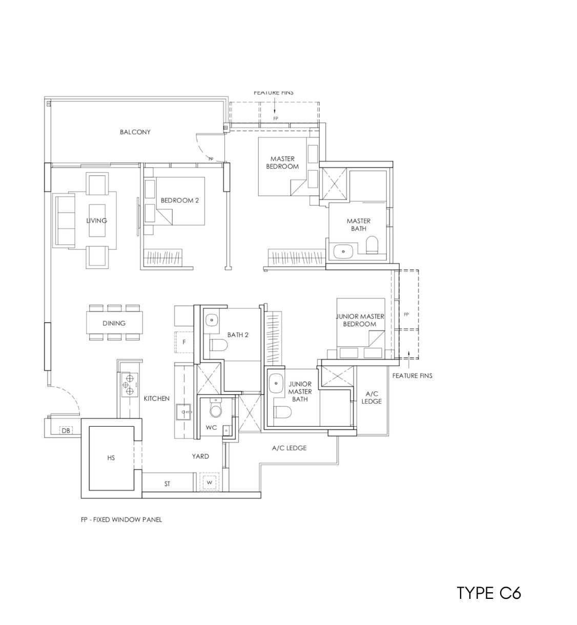 Provence Residence Floor Plan C6