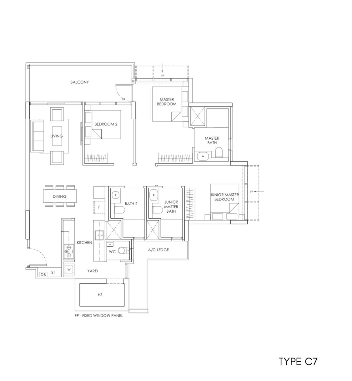 Provence Residence Floor Plan C7