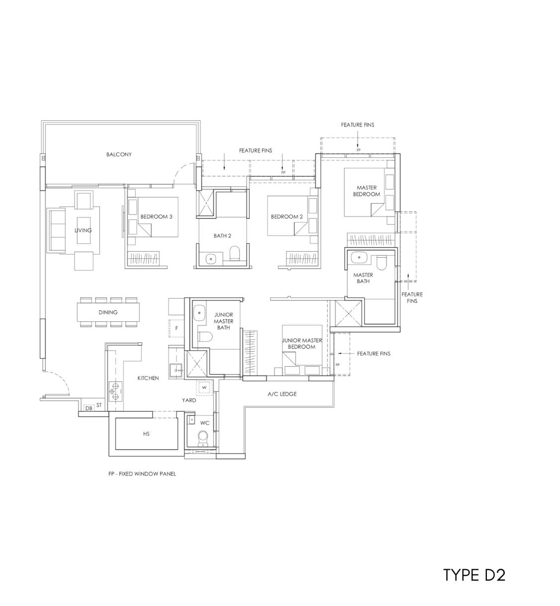 Provence Residence Floor Plan D2