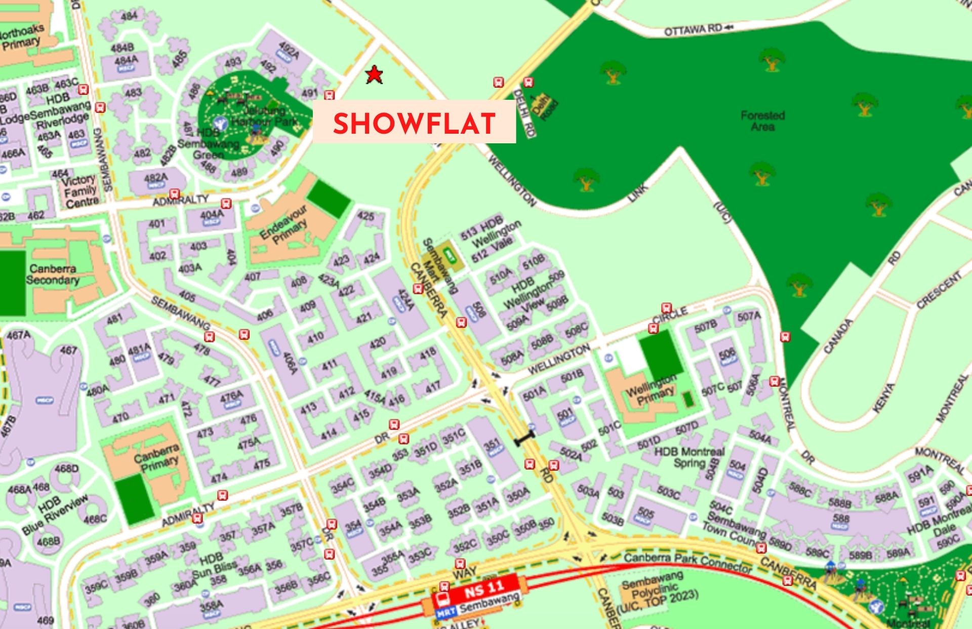Provence Residence Showflat Location