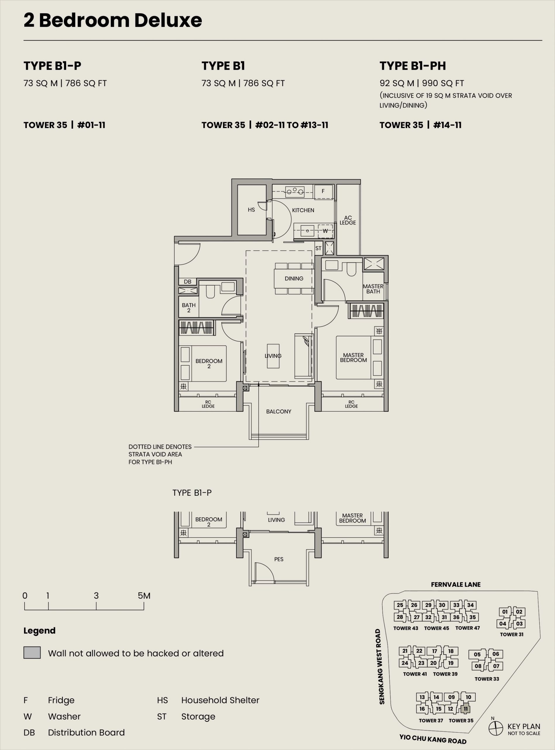 Parc Greenwich Floor Plan 2 Bedroom Deluxe