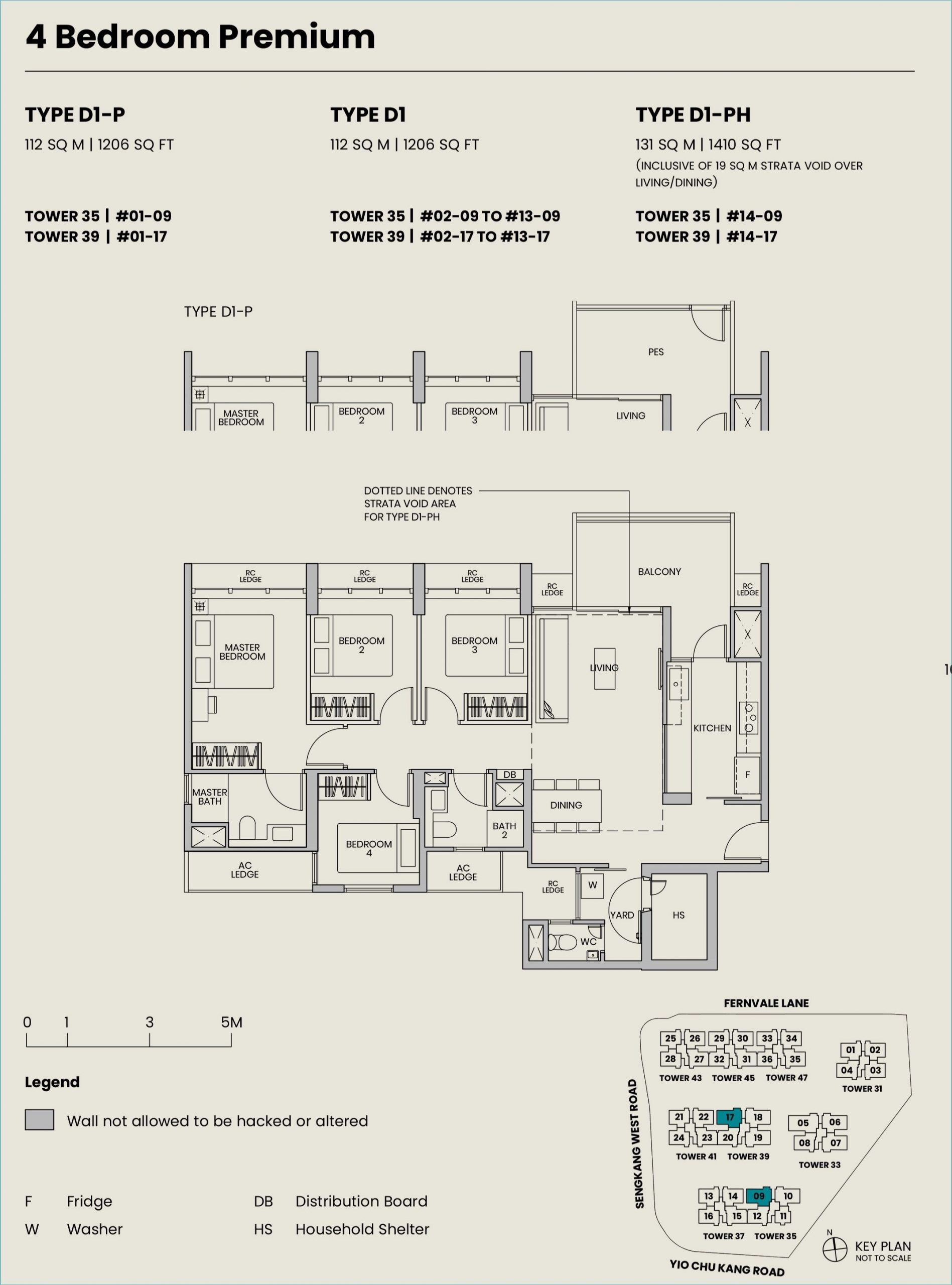Parc Greenwich Floor Plan 4 Bedroom Premium