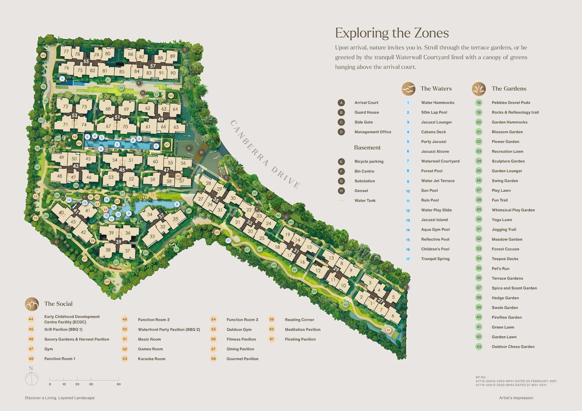 The Watergardens at Canberra Site Plan