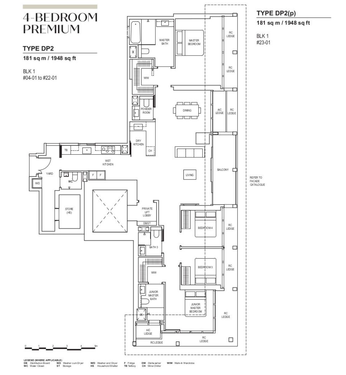 CanningHill Piers Floor Plan 4 Bedroom Premium