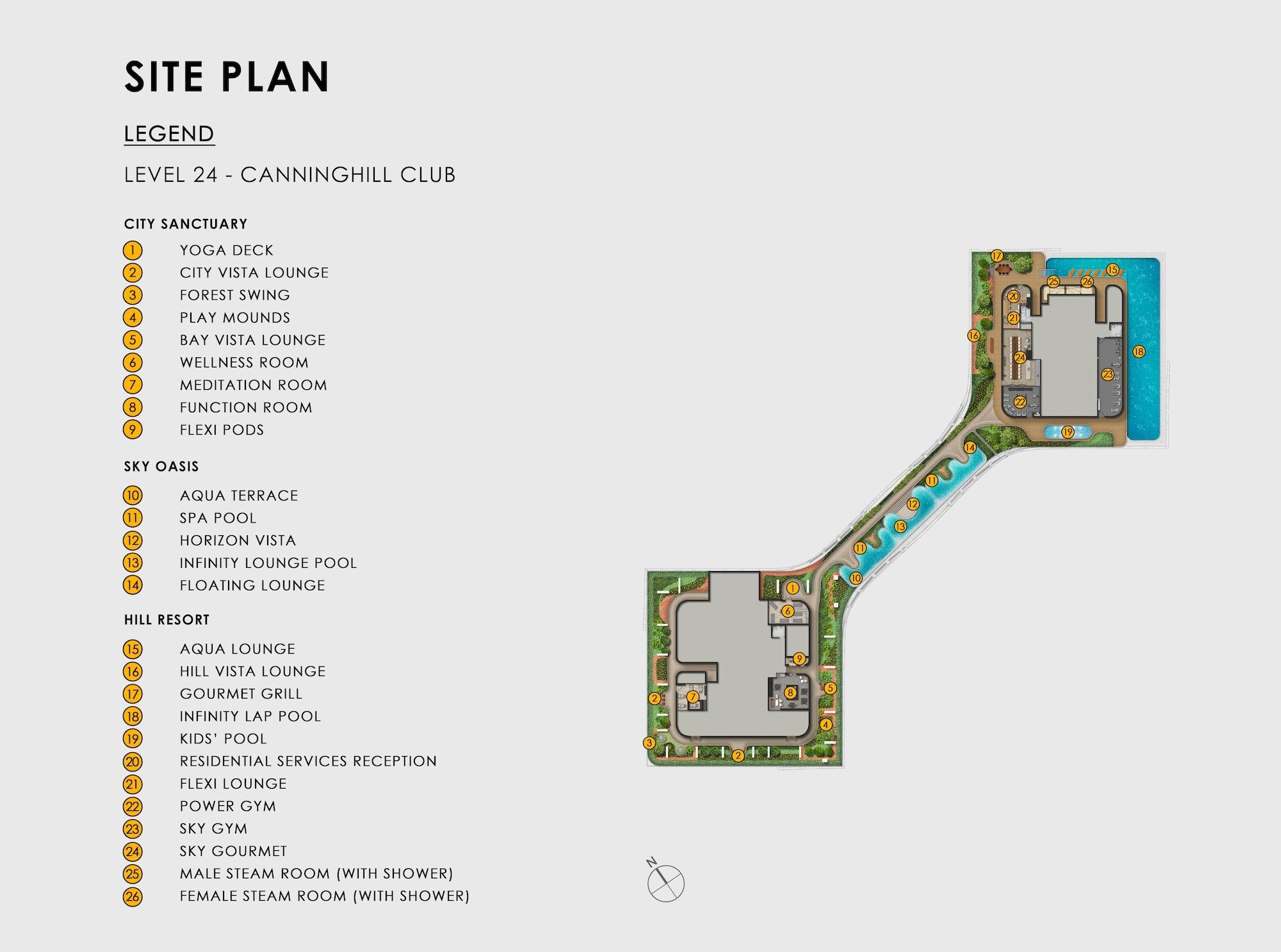 CanningHill Piers Site Plan Level 24