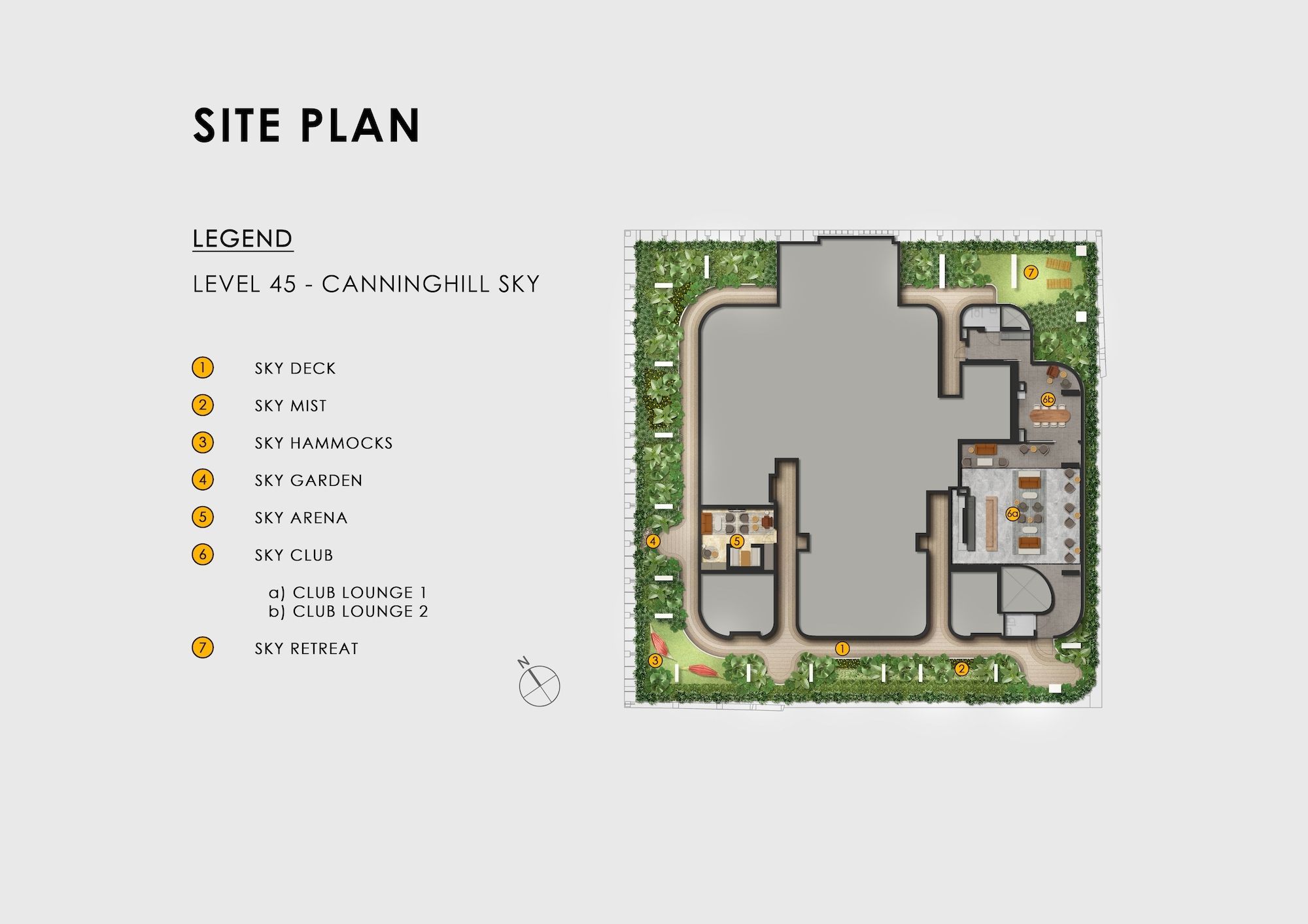 CanningHill Piers Site Plan Level 45