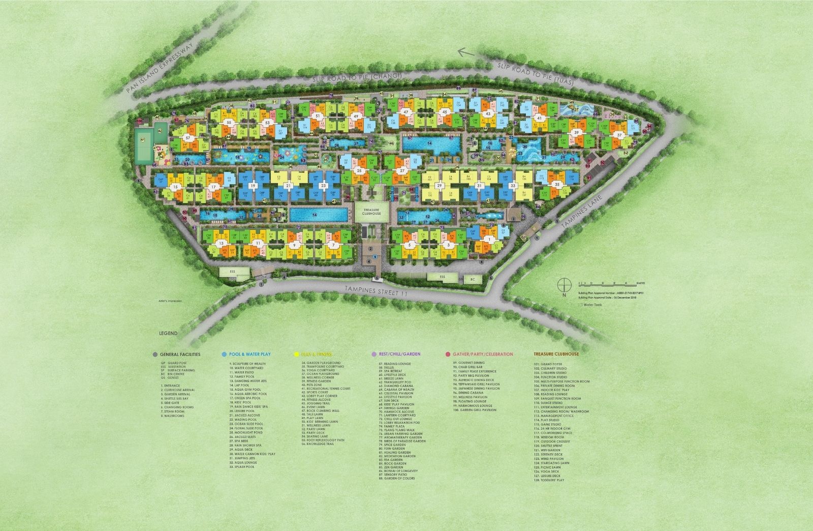 Treasure at Tampines Site Plan