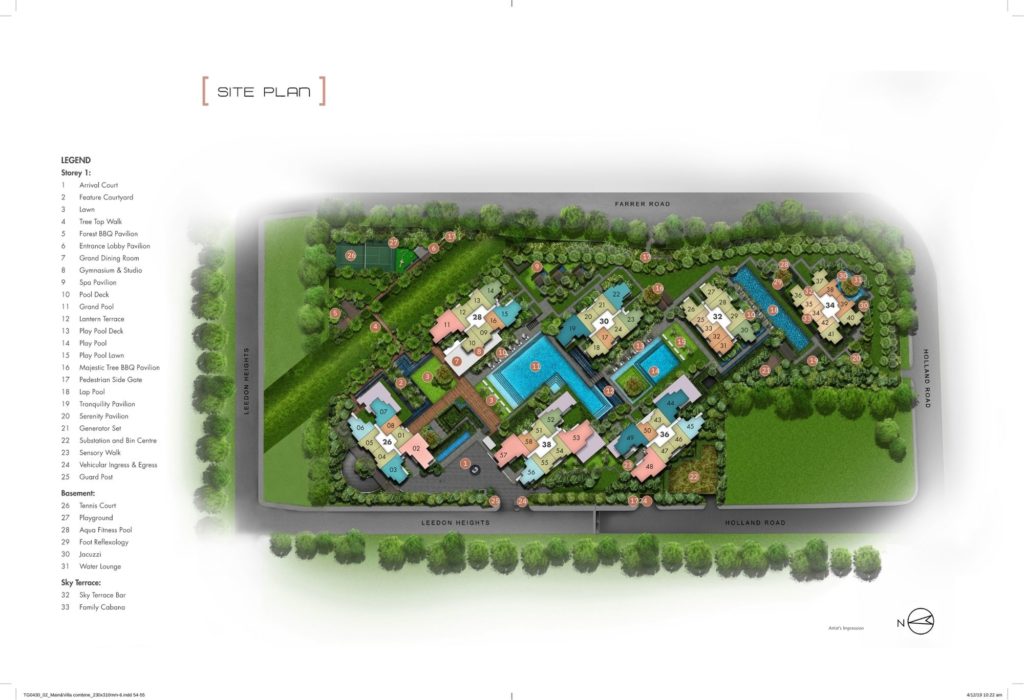 Leedon Green Site Plan