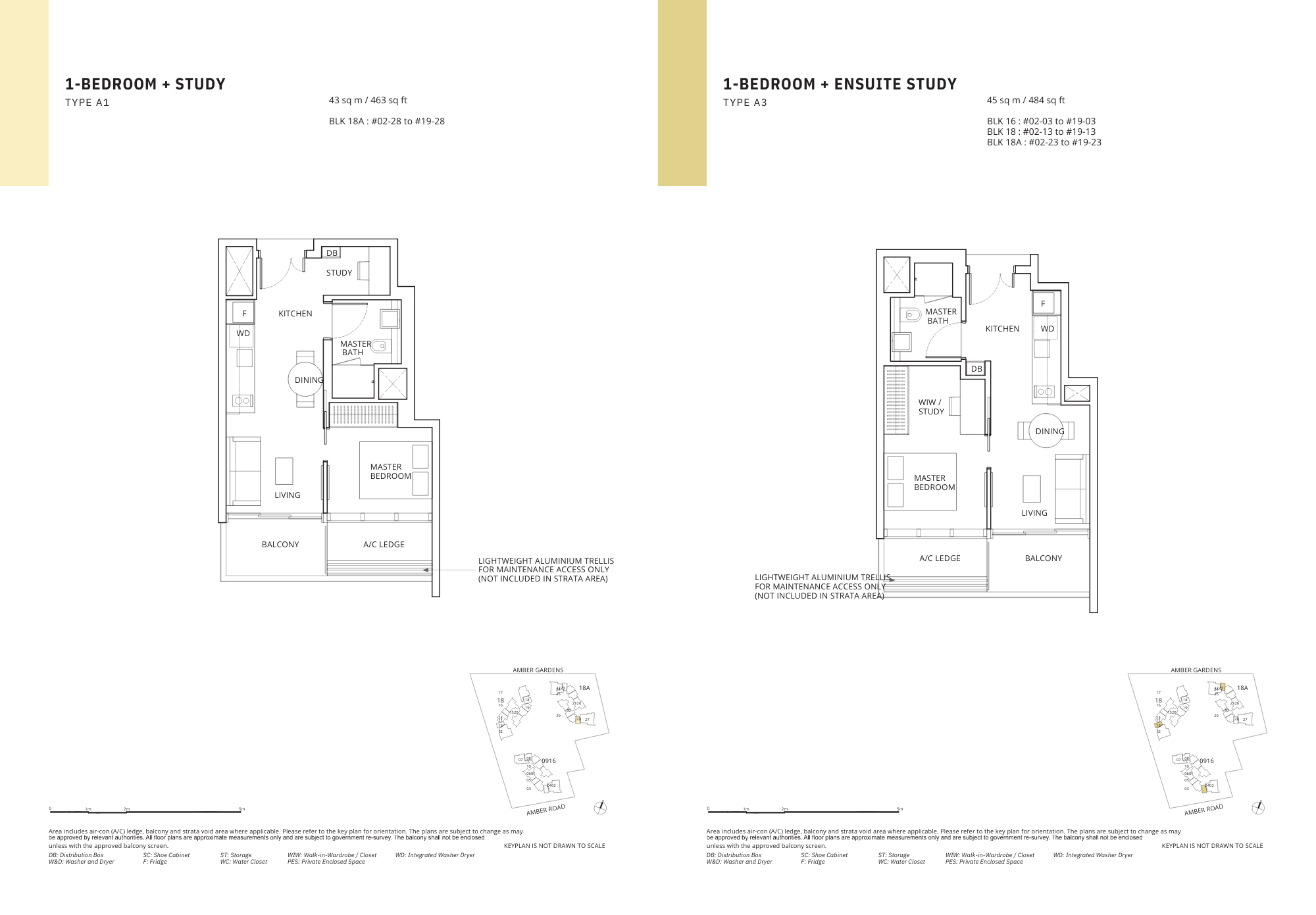 Amber Park Floor Plans 1 Bedroom Study